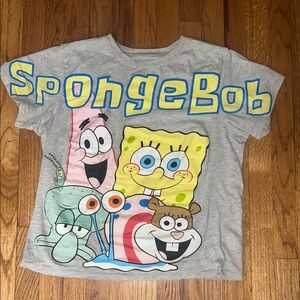 SpongeBob Graphic T-Shirt Juniors size Medium 7/9
